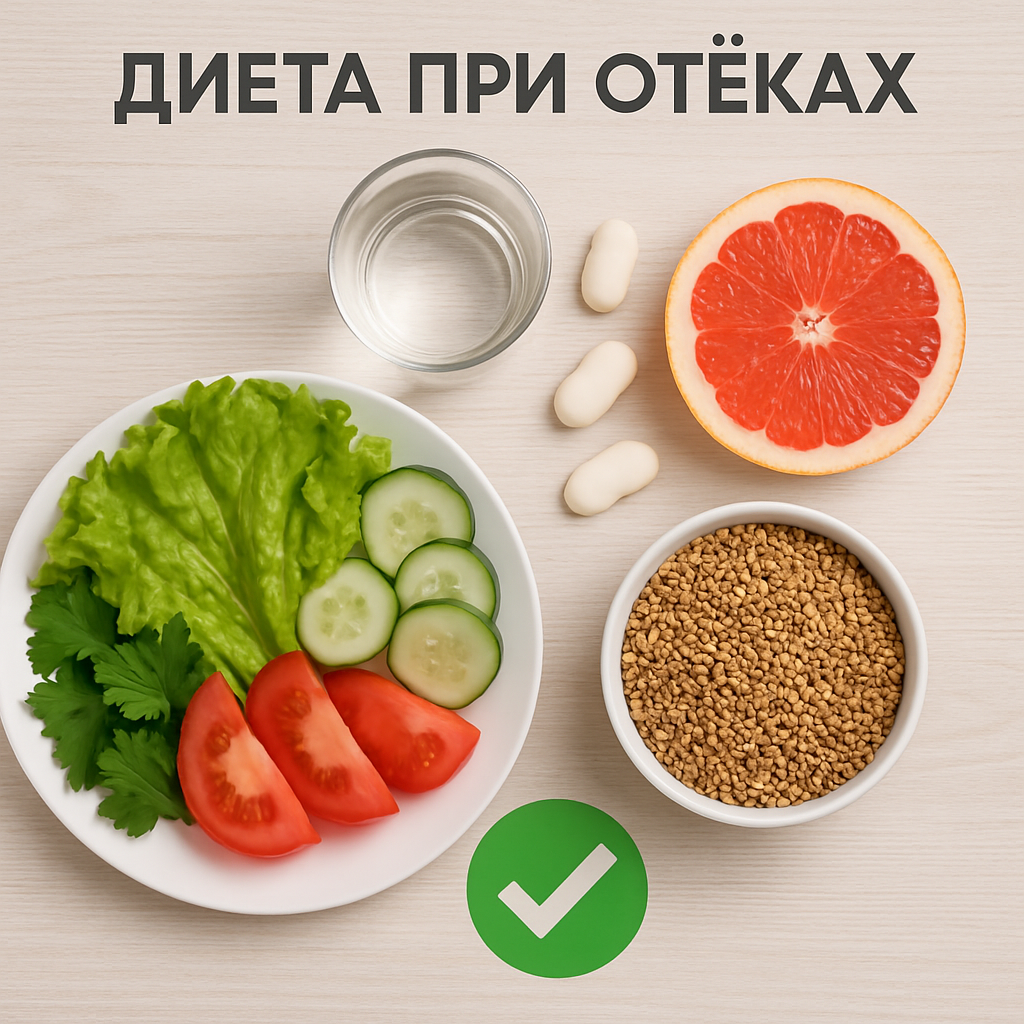 Диета при отеках: почему «безобидное» питание убивает. Протокол клиники «Медикус»