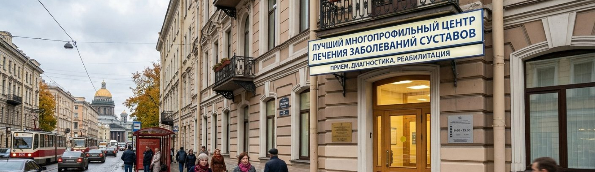Многопрофильный центр лечения суставов, позвоночника и сосудов в СПБ | Комплексная диагностика и лечение | Советы главврача с 36-летним стажем