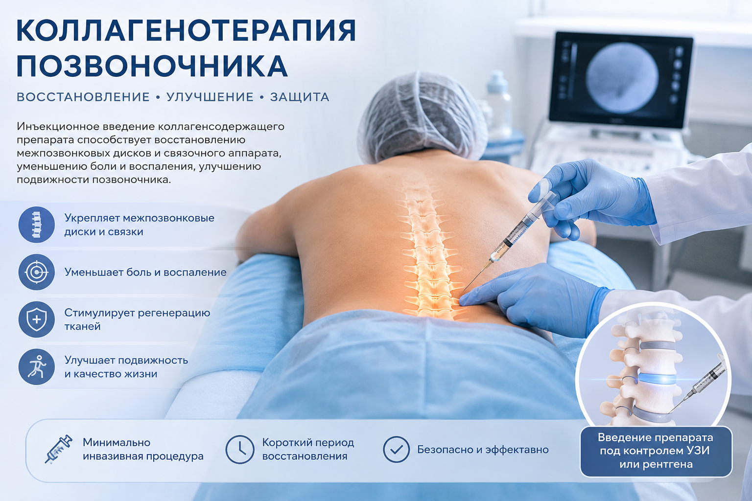 Подготовка к коллагенотерапии позвоночника: важные нюансы