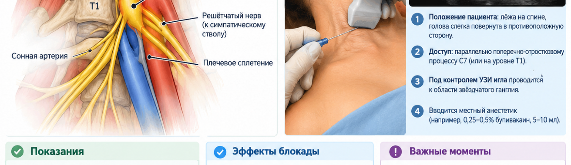 Блокада непарного ганглия (ганглия Вальтера) у м. Чкаловская, Спортивная, Горьковская, Петроградская, Крестовский остров